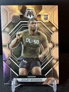 2023 Panini Mosaic #303 Colby Wooden Silver Rookie Card RC Green Bay Packers - Picture 1 of 2