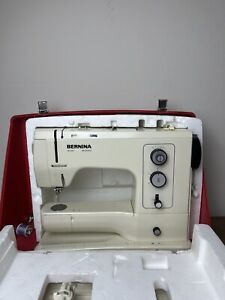 Bernina Record 830 Electronic Sewing Machine w Case, Pedal & Table