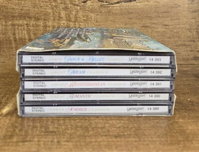 Great Music Classics 5-CD Set: Zchubert TCHAIKOVSKY Korsokov MAHLER Chopin Ravel - Image 1 of 4