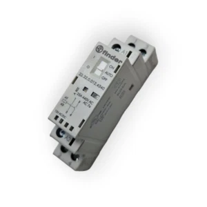 CONTACTEUR MODULAIRE FINDER 25A TYPE 22.32 12V AC/DC RAIL DIN - Picture 1 of 1