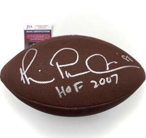 Michael "Playmaker" Irvin #88 autograph "HOF 2007" signed NFL Football JSA COA