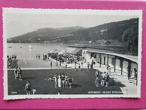 AK Bregenz Neues Strandbad Schwimmbad Strand Cafe - Picture 1 of 2
