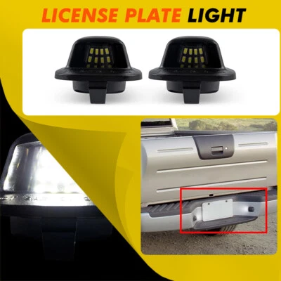 Luz LED de matrícula Frontier para Nissan Xterra 1998-2004 6500 k Foto 1 de 4