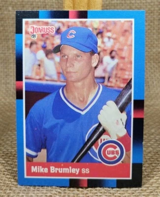 1988 Donruss Mike Brumley RC Baseball Card #609 Cubs FREE S&H A2 - Image 1 of 2