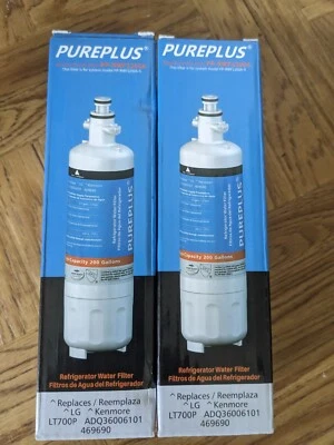 2 X PUREPLUS PP-RWF1200A Refrigerator Water Filter NEW SEALED PP-RWF1200A-S - Image 1 of 4