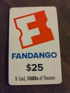 Fandango Gift Card $25 Value