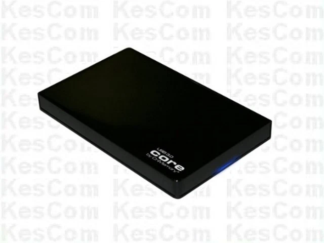CnMemory 6,35cm 2,5" Core USB 3.0 bestückt mit 750 GB SATA Festplatte schwarz - Bild 1 von 1