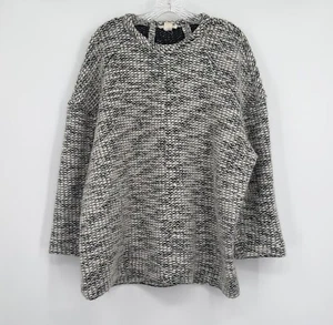 Helmut Lang Womens Black White Heavyweight Sweater Sz S - Picture 1 of 7