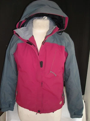 De colección. Chaqueta con capucha Mountain Hardwear Primaloft Conduit fucsia/gris para mujer talla 6 Foto 1 de 4