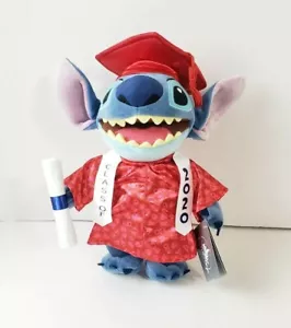 Disney Parks Stitch Class of 2020 Red Graduation And Cap Plush - Picture 1 of 5