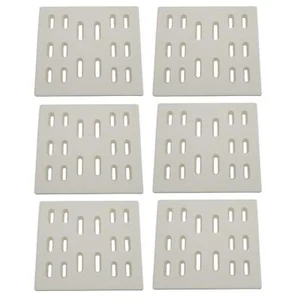 6er Pack 8" x 7,25" DF101 Ersatz Keramik Strahlen Flammenbändiger, Wärmeplatte - Bild 1 von 3