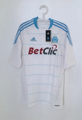 New OLYMPIQUE MARSEILLE 2010/11 Adidas Football Shirt XL Mens Soccer Jersey Cover