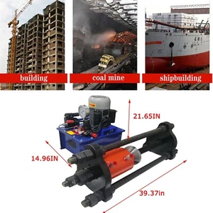 Máquina de prensado de cadena de prensado de manguito de excavadora eléctrica 110V 70T - Imagen 1 de 23