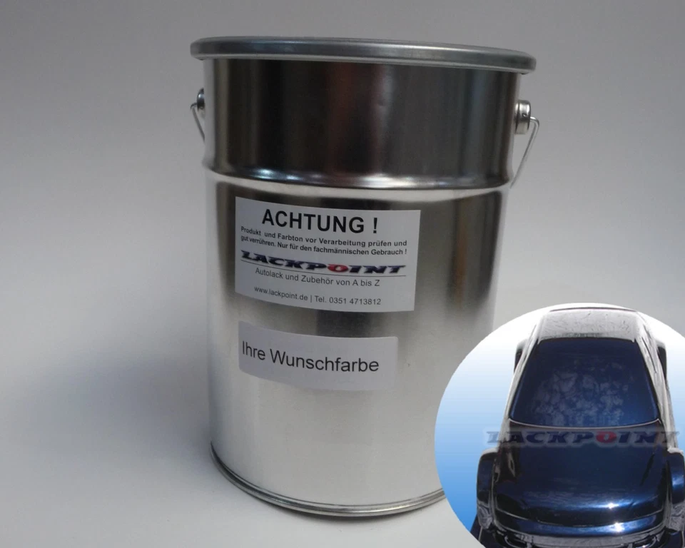 2L Spray-Ready Base Coat Candy Ghost Pearl Black Blue Car Paint Tuning Trendy - Image 1 of 1