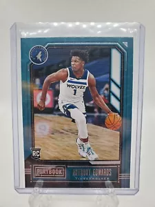 2020-21 Cronache Panini - Playbook #167 Anthony Edwards (RC) Lupi di legno - Foto 1 di 2