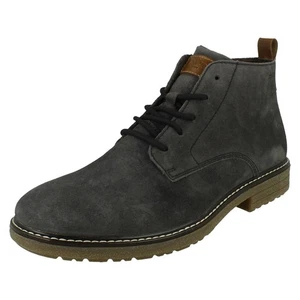 Mens Rieker Suede Leather Smart Casual Lace Up Desert Ankle Boots "33106" - Picture 1 of 11