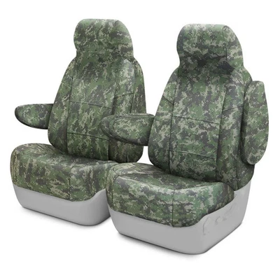 For Kia Sedona 06-10 Coverking Digital 1st Row Camo Jungle Custom Seat Covers Foto 1 de 4