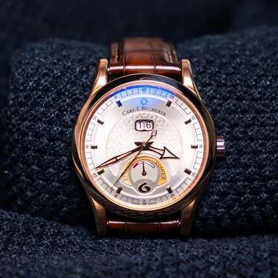 RELOJ HOMBRE CARL F. BUCHERER MANERO 40MM ESFERA PLATEADA 00.10905.03.16.01 Foto 1 de 4