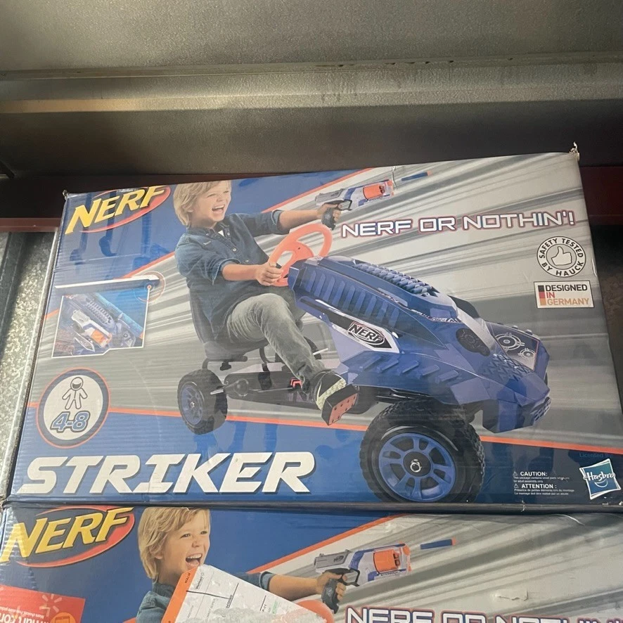 RARE Nerf Striker Battle Racer Car Kart Hasbro Designed in Germany - Image 1 of 1