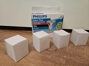 4 Pack Philips GU10 Indoor Flood Light Bulb MR16, 50W, 120V, 430 Lumens - Picture 1 of 1