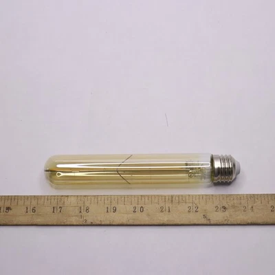 Bulbrite LED Filament Light Bulb Dijmmable Amber 5W 2100K 776713 - Image 1 of 4