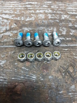 1986 86 Harley Davidson Softail Custom FXSTC Front Wheel Disc Brake Rotor Bolts - Image 1 of 4