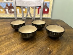 Set 4 Sonoma Life + Style Vallejo Blue Small bowls fruit dipping sauce kitchen - Picture 1 of 5