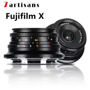 Lente Prime Ultra Gran Angular 7artisans 10 mm F3,5 APS-C 108° para Fujifilm X-mount - Imagen 1 de 10