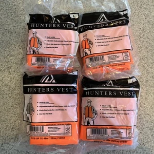4 Hunters Vest Size Large. Fits up to 48in(122cm) Chest NEW FREE SHIPPING - Picture 1 of 2