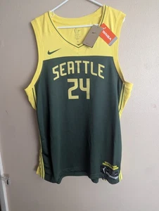 Maglia Jewell Loyd Nike Explorer Seattle Storm Basket nuova con etichetta adulto 56 XXL - Foto 1 di 5