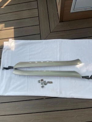 MERCEDES BENZ W140 CUPÉ CL600 DELANTERO L&R PARABRISAS UN PILAR MOLDEADO CUBIERTA OEM Foto 1 de 4