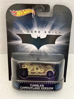 HOT WHEELS RETRO ENTERTAINMENT BATMAN DARK KNIGHT TUMBLER CAMO VERSION 1:64, NIB - Image 1 of 3