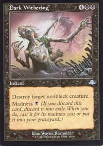 MARCO RETRO DARK WITHERING 301 DOMINARIA REMASTERIZADO MTG MAGIC CASI NUEVO - Imagen 1 de 1