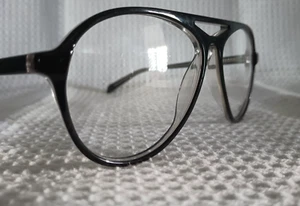 Legre LE203 Brille Brillengestell 652 54 Schwarz Kristall Retro Mod Vollrand SPAREN - Bild 1 von 11