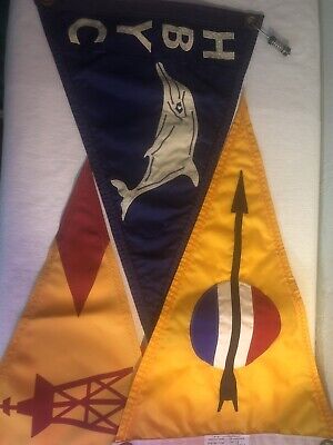 Nautical Flags ￼Yacht Club Signal Flags Prestige Navy Red White And Blue Stars • 193.09$