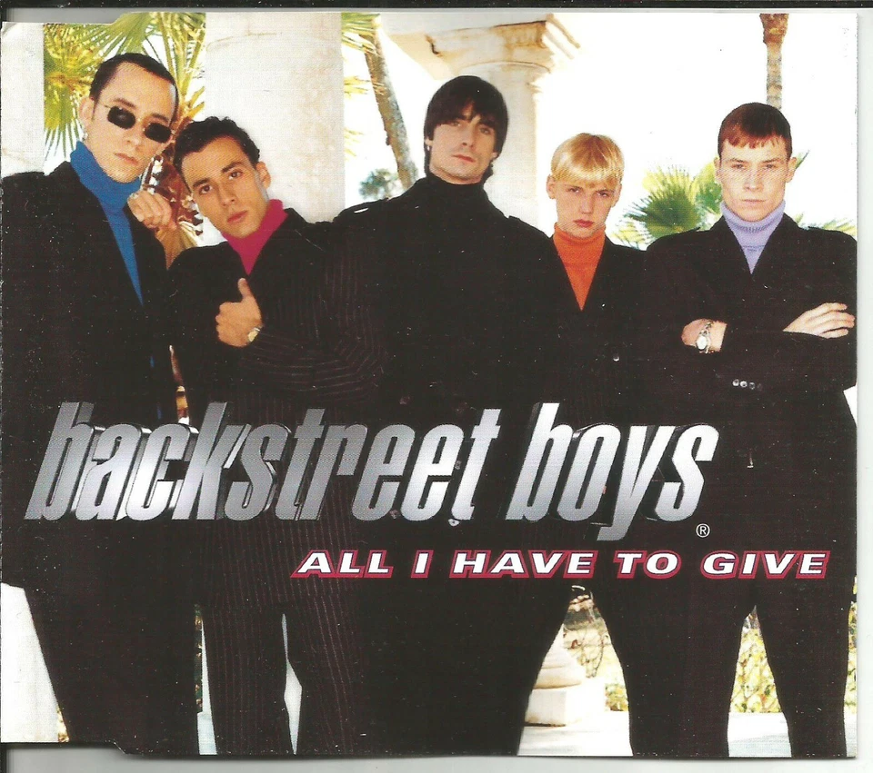 BACKSTREET BOYS All I have to Give w/ 2 MIXES & LIVE &RADIO Trk CD single SEALED Foto 1 de 1