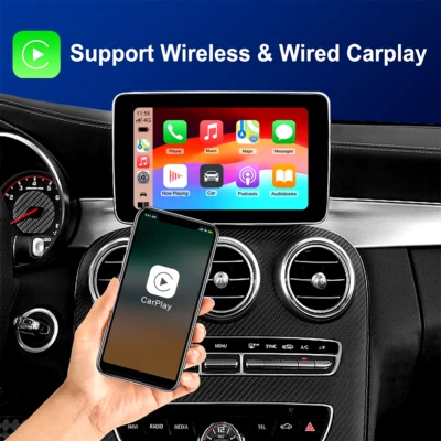 Mercedes Wireless Apple Carplay Android Auto Retrofit A B C NTG 4.5 Becker Map - Image 1 of 4