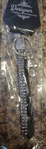 BLING LANYARD SPARKLE RHINESTONES SILVER WRISTLET - Picture 1 of 1
