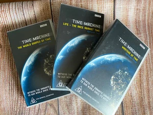 BBC Time Machine: The World Shaped By Time VHS ~ Episodes 1, 2 & 3 ~ RARE - Picture 1 of 6