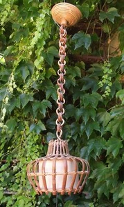 Antike Original Straßenlaterne Bambus Kronleuchter Bambus für Veranda Wohnzimmer - Bild 1 von 5