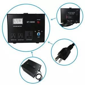 YaeCCC 3000W Voltage Converter Power Step Up/Down Transformer Regulator 110-220V - Bild 1 von 13