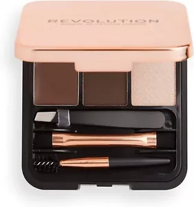 Makeup Revolution, Kit de Escultura de Cejas, Oscuro, 2,2 g - Imagen 1 de 6