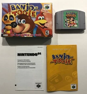 BANJO TOOIE Nintendo 64 N64 Auténtico Original Caja Manual Completo Nr Como Nuevo - Imagen 1 de 7