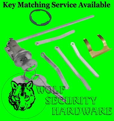 Chrysler Dodge Plymouth Boot Trunk Lock Key Cylinder Tumbler Assembly 2 Keys - Image 1 of 2