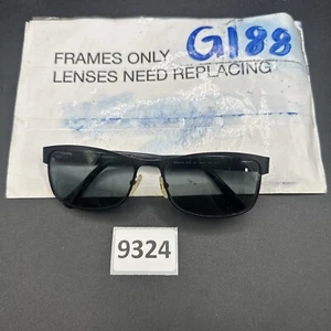 CHESTERFIELD Beagles FULL RIM METAL SUNGLASSES 003P RC BLACK 58-17-140 G188 - Picture 1 of 7