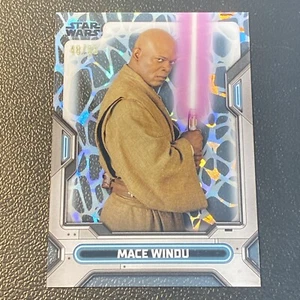 Mace Windu 2023 Topps Star Wars High Tek 48/99 NYCC WEB Pattern 1 Card #13 - Picture 1 of 3