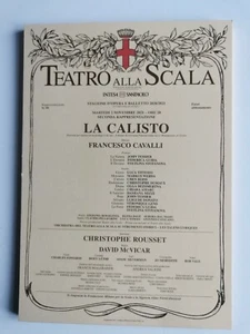 PLAKAT THEATER ALLA SCALA MILANO LA CALISTO DI FRANCESCO CAVALLI PUBLIC. ROLEX - Bild 1 von 2
