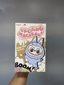 USA- NEW Authentic Labubu Monsters Exciting Macaron vinyl (Single Blind Box) - Picture 1 of 6