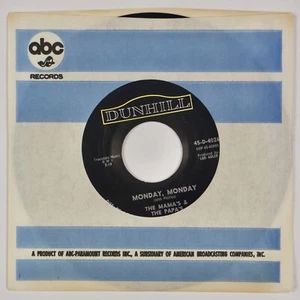 MAMA AND PAPAS: Monday Monday US Dunhill Orig 45 Rock 45-D-4026 - Picture 1 of 2