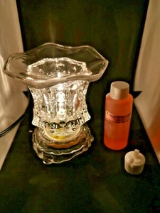 Fragrance Lamp Oil Wax cubes Burner lamp w *FREE OIL FREE BULB FREE SHIP* Lamp - Picture 1 of 3